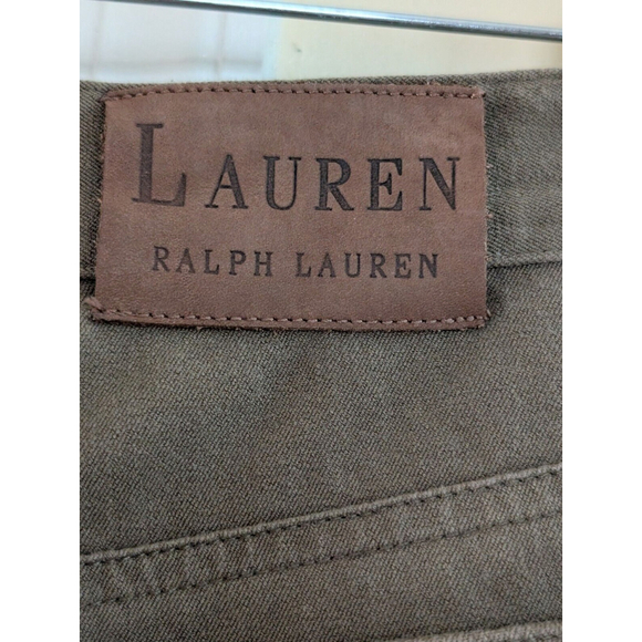 Lauren Ralph Lauren Womens Size 12 Olive Straight Stretch - Picture 8 of 8